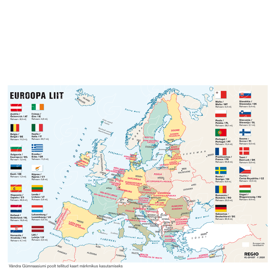 Map Of Europe Regio map-of-europe-regio