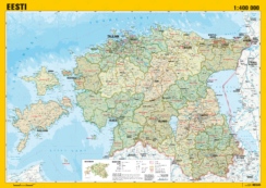Regio Eesti haldusjaotuse seinakaart, üldisem
